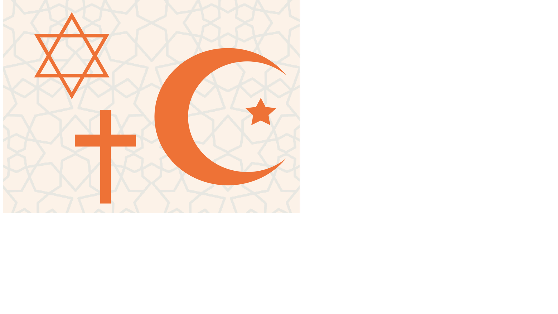 3 signes religieux différents