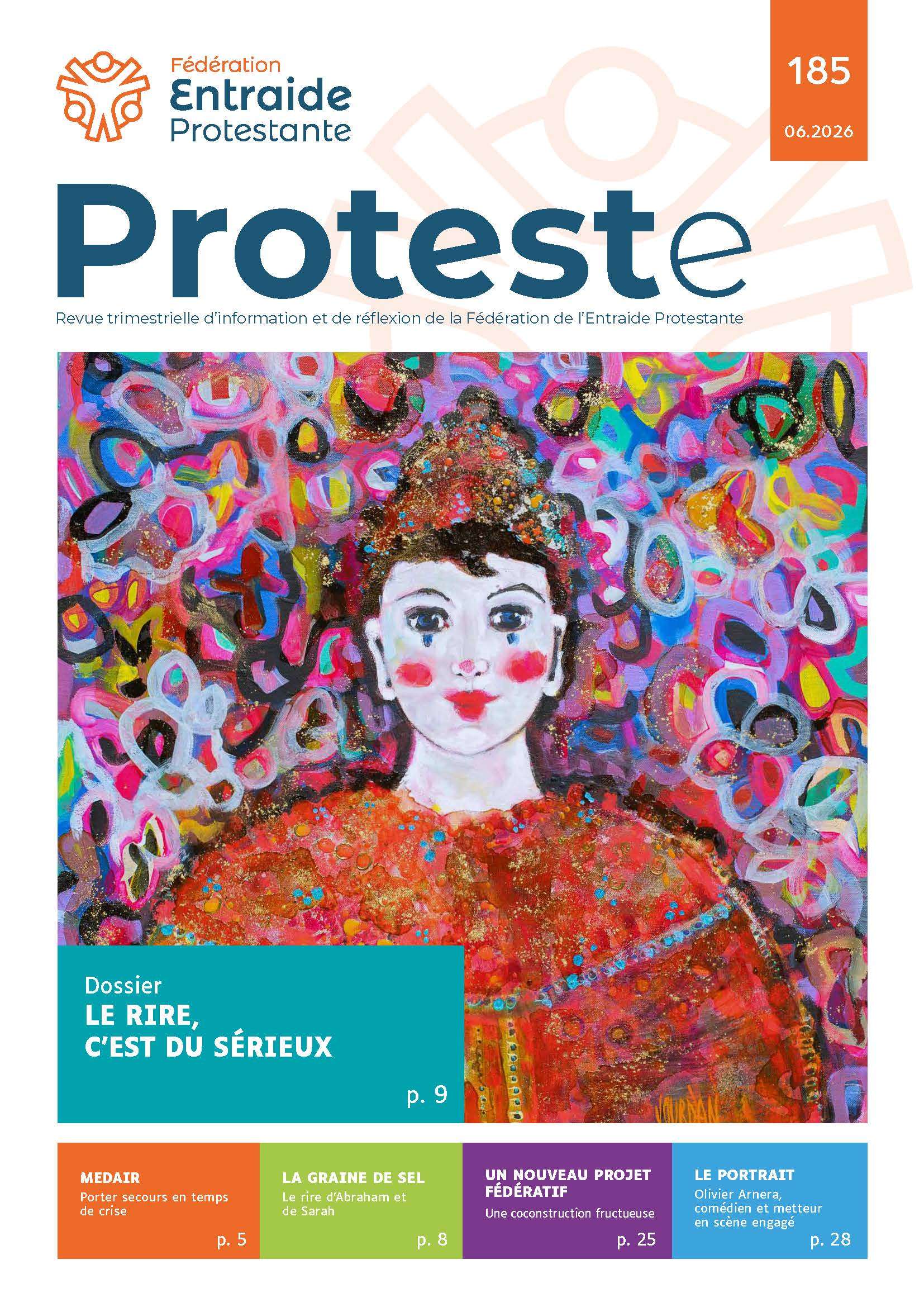 Couverture du magazine Proteste 185